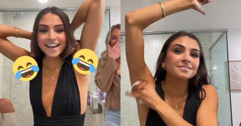 Dame begaat GÊNANTE blunder met zelfbruiner: “Wat moet ik nu doen?!” (video)