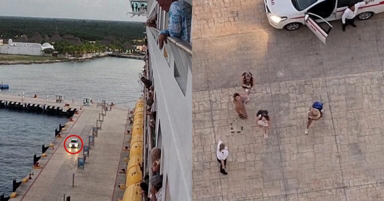 Dames komen wel érg laat aan bij cruiseschip. En dat zorgt voor VEEL boegeroep! (video)