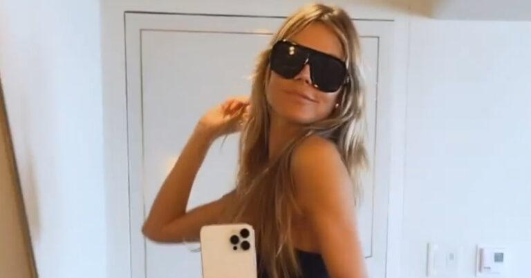 Heidi Klum laat in doorschijnende outfit weinig aan verbeelding over op rode loper (foto)