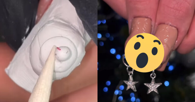 Bizarre ’tepel-manicure’ zorgt voor gemengde reacties: “WAAROM?!” (video)