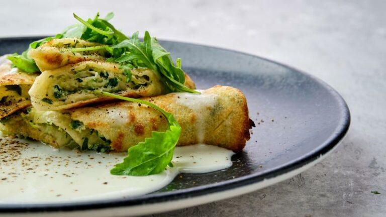 RECEPT. Een hartige pannenkoek met spinazie ter ere van Maria-Lichtmis