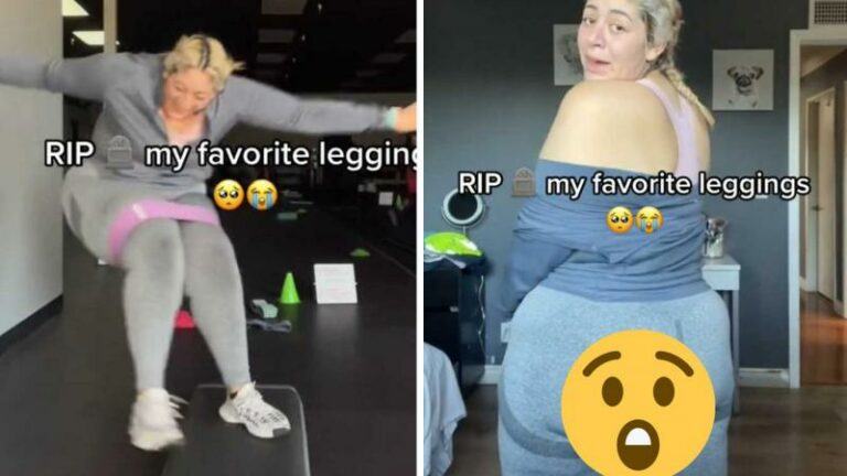 Legging van vrouw scheurt tijdens fitnessoefening: «Hahaha, hilarisch!» (video)