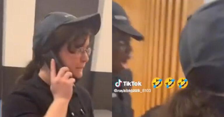 Vrijend koppel ‘amuseert’ zich op toilet van restaurant: “Stop nu of ik bel de politie!” (video)