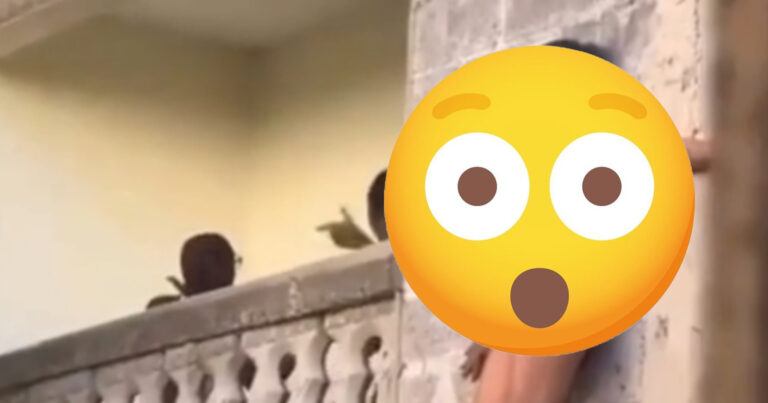BETRAPT: Minnares in ondergoed ontsnapt nipt aan boze vriendin van man (video)