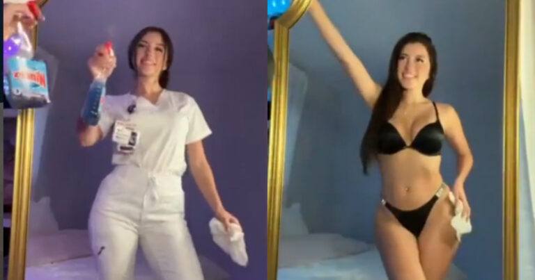 Vrouwen staan plots in lingerie in nieuwste TikTok-trend (video)