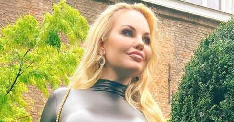 Lesley-Ann Poppe verbaast volgers in leren outfit: “Ik wist niet dat je tepels gepiercet waren!?” (foto)