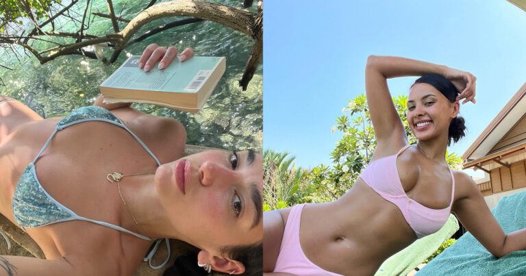 Valerie De Booser poseert met dochter, Dina Tersago straalt in zomerse outfits en Dua Lipa deelt bikiniselfies (foto’s)