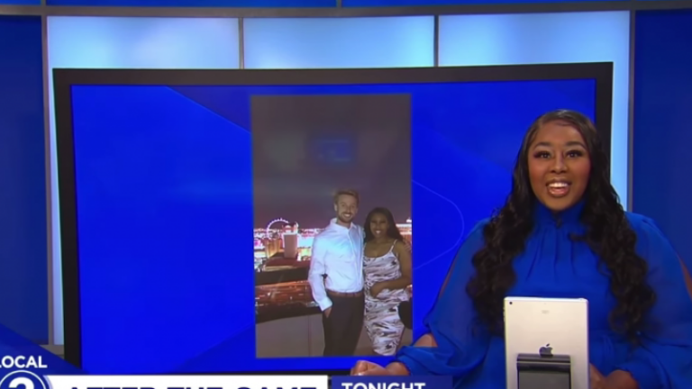 OOH. Reporter vraagt nieuwsanker ten huwelijk tijdens live-uitzending (video)