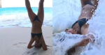 Dame wil in bikini even tonen wat ze kan. Maar dan? WOOPS! (fails)