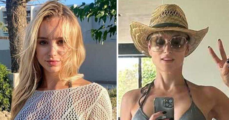 ‘Dertigers’-actrice Emma Moortgat geniet in bikini, Annelies Törös zoekt verfrissing op in zee en Sylvie Meis schittert in uitgesneden jurk (foto’s)
