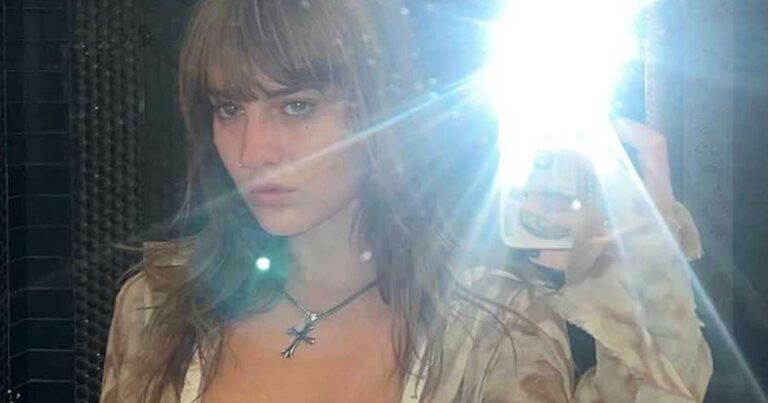 Måneskin-bassiste daagt Instagram uit met doorzichtige outfit: “Ik wou dat ik haar zelfvertrouwen had” (foto)