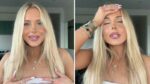 Influencer beleeft gênant moment op vliegtuig: “Plots zag iedereen mijn blote borsten!” (video)