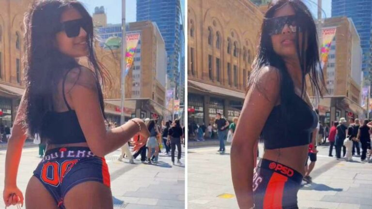 Influencer onder vuur omdat ze in hotpants twerkt in het bijzijn van kinderen: “Schaam je je niet?!” (video)