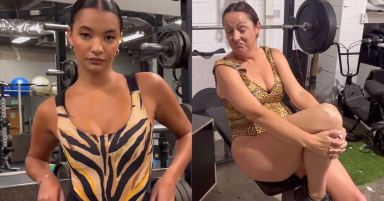 HILARISCH: Comédienne maakt geweldige parodie op badpakfilmpje van model (video)