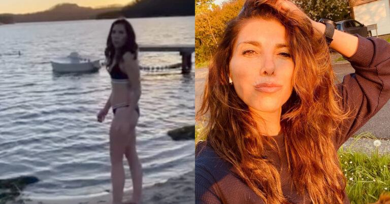 Saartje Vandendriessche trotseert het ijskoude water: “Heldin!” (video)