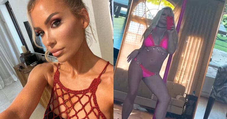 Camille Dhont draagt strakke outfit, Anouk Matton deelt straffe selfie en Carmen Electra poseert halfnaakt (foto’s)