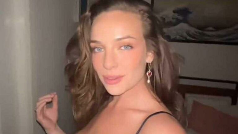 Realityster krijgt kritiek op outfit in restaurant en haalt uit: “Jullie focusten de hele tijd op mijn borsten!” (video)