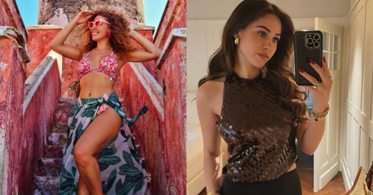 Sarah Puttemans pakt uit met straffe outfit, ‘Temptation’-Angela geniet in bikini en Saartje Vandendriessche begon het jaar met een frisse duik (foto’s)