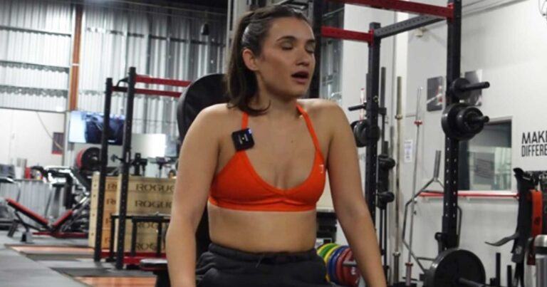 Influencer beleeft gênant moment in fitness: “Daarom ga ik altijd zonder onderbroek sporten” (video)