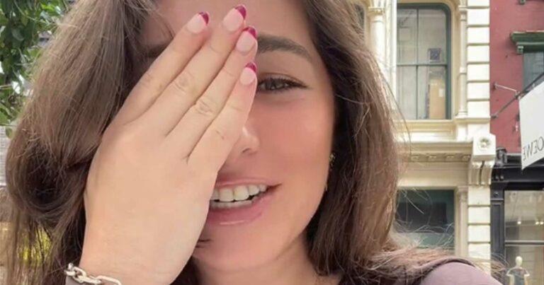 Vrouw draagt aanspannend topje tijdens date, maar ontdekt dan DIT: “Ik schaam me dood!” (video)