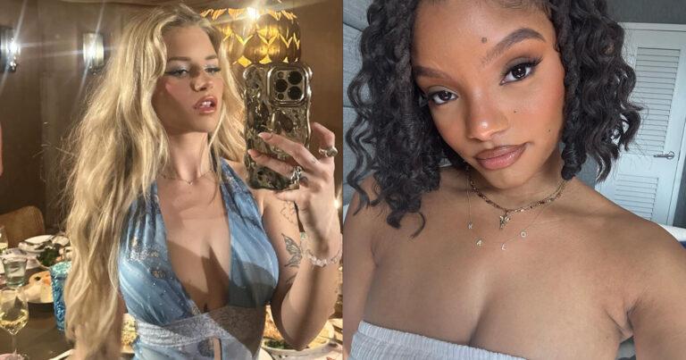 Olga Leyers pakt uit met zwoele pose, zus van Kate Moss toont sexy outfit en Claudia Schiffer poseert halfnaakt (foto’s)
