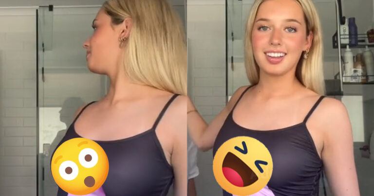Dame bestelt jurk met ‘leuke print’ via Shein, maar iedereen ziet er iets anders in: “Sorry maar dit lijkt écht op een gigantisch seksspeeltje!” (video)