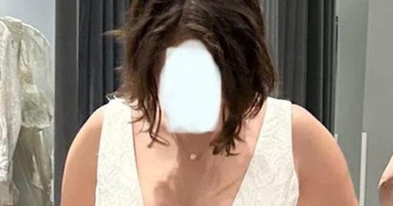 Bruid koopt trouwjurk, maar twijfelt nu: “Ik hoop dat mijn boezem niet te zichtbaar is voor mijn schoonfamilie” (foto)