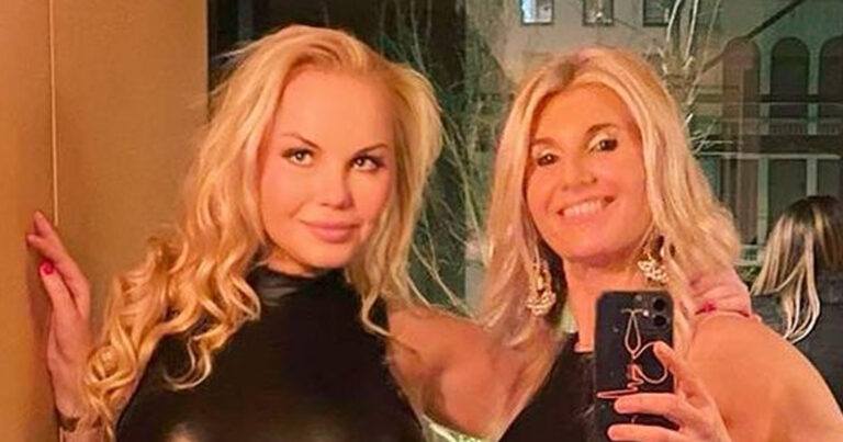 Lesley-Ann Poppe gaat op restaurant in strakke outfit: “Ik zie dat je nog steeds tepelpiercings hebt” (foto)