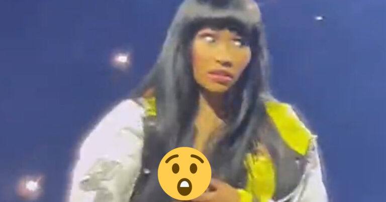 Nicki Minaj beleeft oepsmomentje tijdens optreden: “Mijn borst floept eruit en niemand zegt me iets!?” (video)