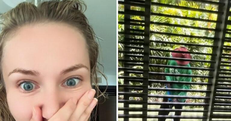 Influencer vergeet raam te sluiten tijdens vrijpartij: “Ze konden alles horen!” (video)