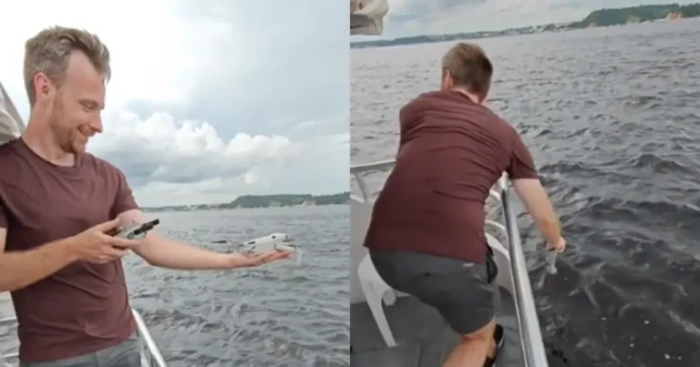 Man wil tonen wat hij kan met zijn drone. Maar dan? WOOPS! (fails)