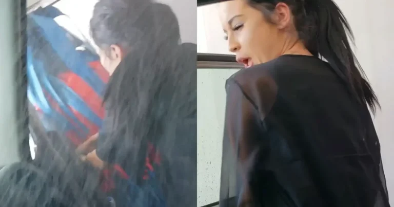 Dame doet dansje in carwash. Wat volgt? CHAOS! (fails)