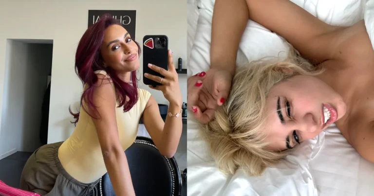 Nora Gharib deelt opvallende selfie, Kaat Bollen leeft zich uit in de regen en vrouw van Thibaut Courtois geniet in bikini (foto’s)