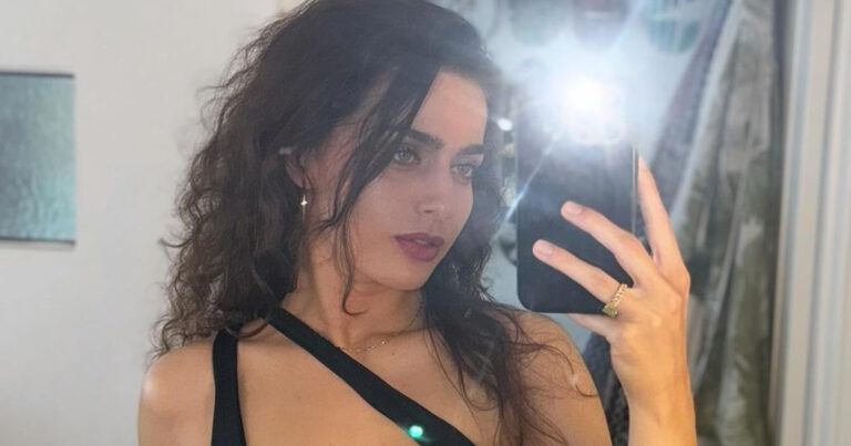 Olga Leyers waagt zich aan uitgesneden badpak: “Het weer houdt mij niet tegen om dit te dragen” (foto)