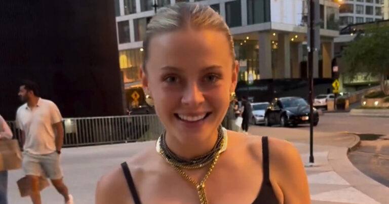 Ophef over outfit van fashionista: “Je bent je bovenstukje vergeten” (video)
