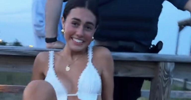 Dame wil poseren voor agent, maar dat bleek geen goed idee: “Dat ziet er pijnlijk uit!” (video)