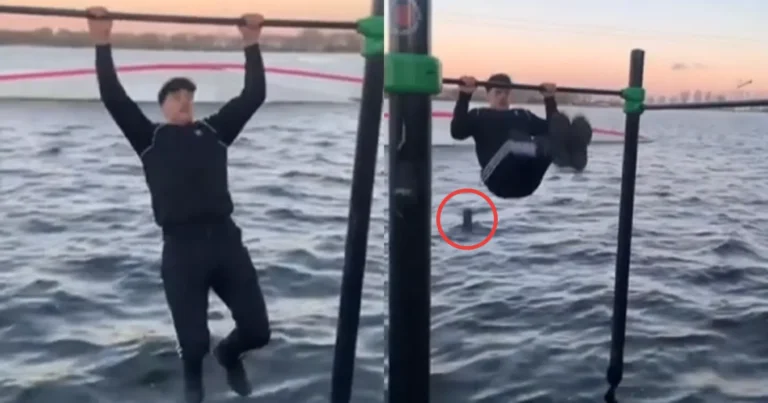 Sportieve kerel wil even tonen wat hij kan, maar vergeet één ding: “NEEEE!” (fails)