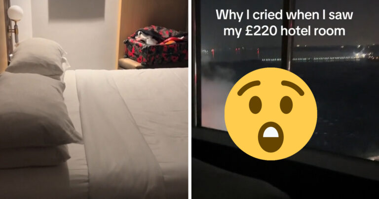 Vrouw in tranen wanneer ze het uitzicht van haar hotelkamer ziet: “Waanzinnig!” (video)