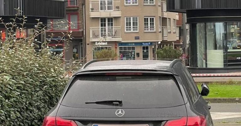 Mercedes met hilarische nummerplaat gaat viraal: “Hij waarschuwt je tenminste…” (foto)