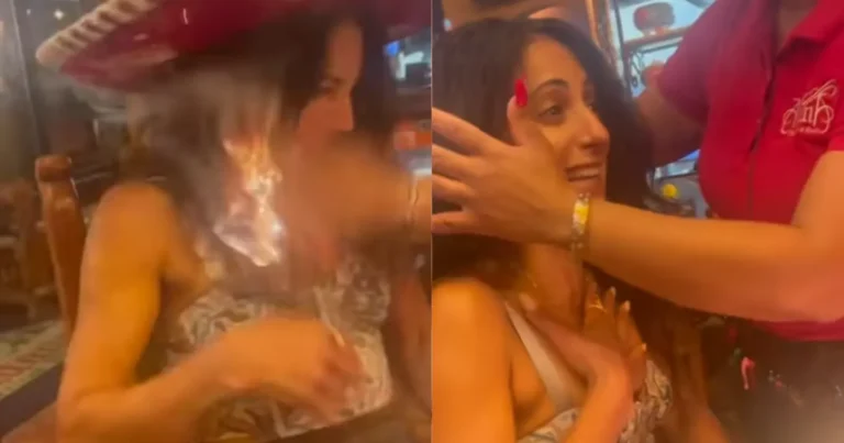 Jarige dame blaast kaarsjes uit, maar dat gaat stevig fout! (video)