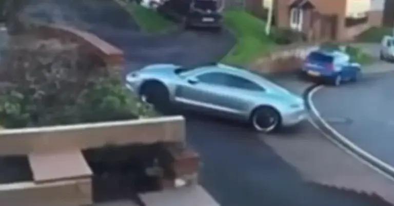 WOW: Parkeren op steile oprit gaat RAMPZALIG fout! (fails)