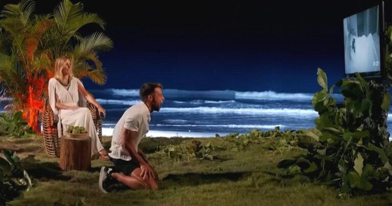 Deelnemer uit Spaanse ‘Temptation Island’ gaat door het lint wanneer hij zijn vriendin live ziet vreemdgaan (video)
