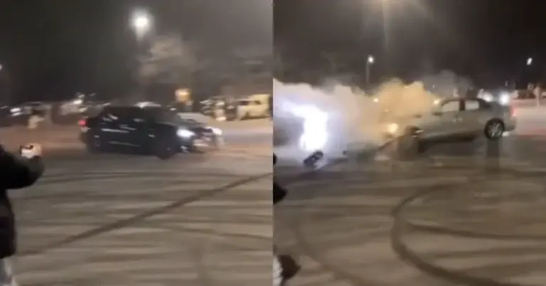 WOW: Driften gaat hier wel heel stevig fout! (fails)