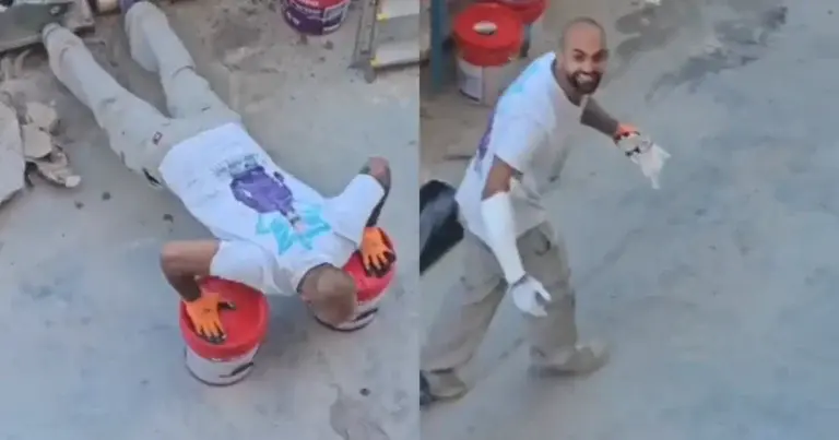 Man wil even uitpakken met wat hij kan. Maar dan? HILARISCH! (fails)