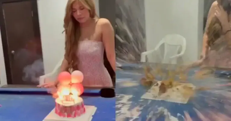 WOOPS: Taart, kaarsen én ballonnen zorgen samen voor een ‘knallend’ verjaardagsfeest (fails)