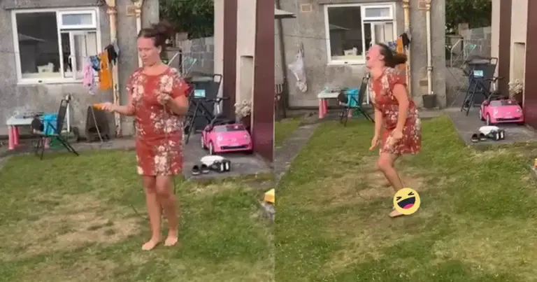 GÊNANT: Dame doet zó hard haar best met touwtjespringen dat ze… haar slipje verliest! (video)