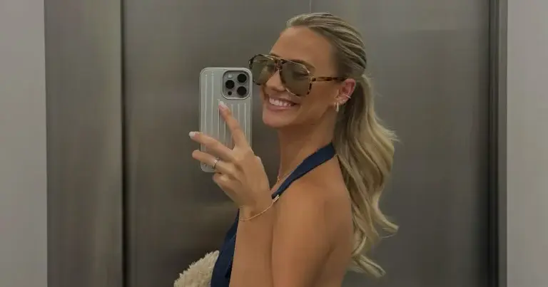 Celine Van Ouytsel poseert in zomerse jurk. Metejoor reageert! (foto’s)