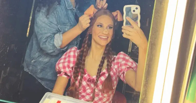 Hanne van K3 oogst lof met stijlvolle foto: “Zo mooi in die jurk!”