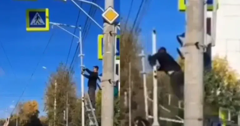 WOOPS: Verkeersbord verwijderen gaat op knullige wijze fout (fails)