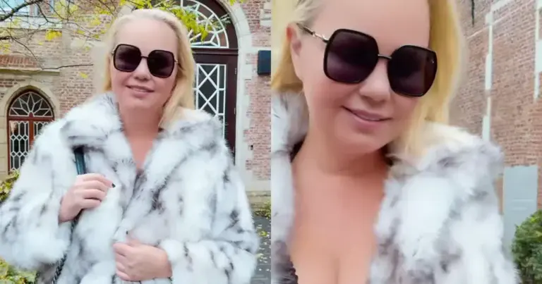 Lesley-Ann Poppe toont transparante outfit onder haar jas: “Klassevrouw!” (foto’s/video)